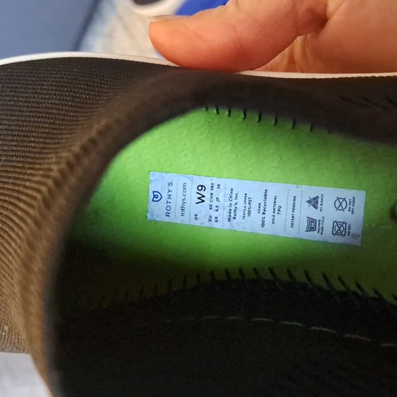 Rothys Black Chelsea Boot Sneakers - Picture 8 of 9